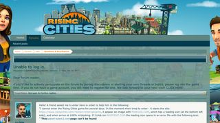 Unable to log in. | RisingCities EN - Bigpoint