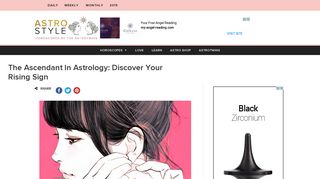 The Ascendant In Astrology: Discover Your Rising Sign - AstroStyle