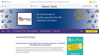 Questions For the National Curriculum - Assessment Bank - Rising Stars