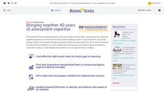 Primary Assessments - With FREE Time-Saving Reports - Rising Stars