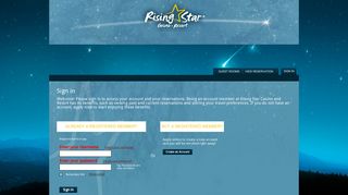 Rising Star Casino and Resort - Member Login