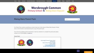 Rising Stars Parent Pack | Worsbrough Common Primary School