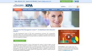 Risk Management Center - Succeed Management Solutions, LLC
