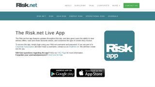 Apps | Risk.net