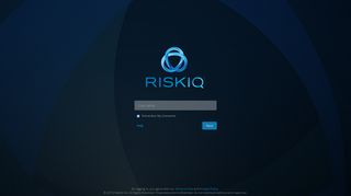 RiskIQ | Secure Login Page - RiskIQ Help