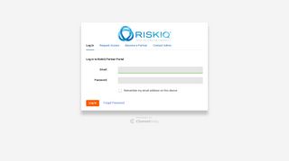RiskIQ Partner Portal: Log In
