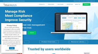 Risk Assessment Platform: RiskWatch International
