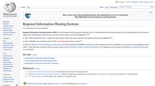 Regional Information Sharing Systems - Wikipedia