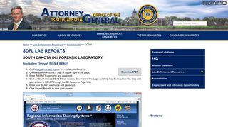 RISS/BEAST Troubleshoot for LE - South Dakota Attorney General