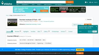 Roorkee Institute Of Tech - RIT - Courses, Placement Reviews ...