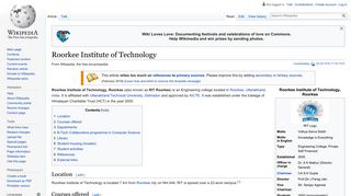 Roorkee Institute of Technology - Wikipedia