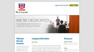 Welcome Rite Aid Investors - Broadridge Corporate Issuer Solutions, Inc.