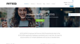 ESS Employee Self Service Software | RITEQ Australia