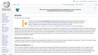 RiteSite - Wikipedia