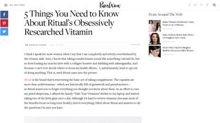 I Tried Ritual's Multivitamin: Here's What Happened - PureWow