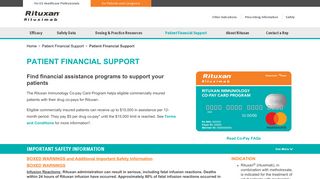 Patient Financial Support | Rituxan® (rituximab) RA