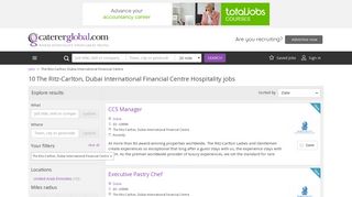 The Ritz-Carlton, Dubai International Financial Centre Jobs ...