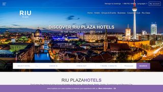 Riu Plaza Hotels, Official Website | City hotels