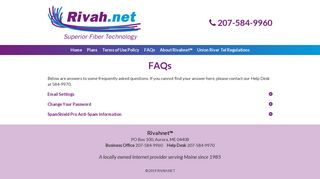 FAQs | Rivah.net