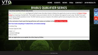 Rivals Qualifier Series - VTO SPORTS