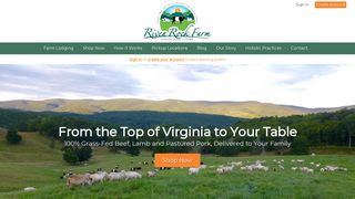 Riven Rock Farm: From the Top of Virginia to Your Table. 100% Grass ...