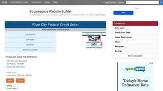 River City Federal Credit Union - San Antonio, TX at 2929 Thousand ...