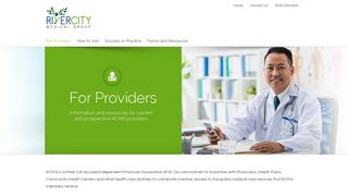 For Providers – River City Medical Group