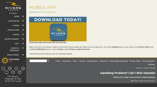 Mobile App - Rivers Casino
