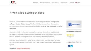 River Slot Sweepstakes | CasinoExe