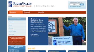 River Valley Community Bank: Business Products