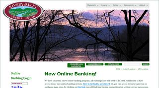 New Online Banking! – River Valley Credit Union