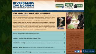 Membership :: Riverbanks Zoo & Garden