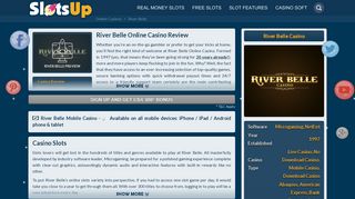 River Belle Casino Review - River Belle ™ Bonus & Slots ... - SlotsUp
