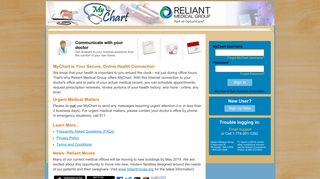 Reliant Medical Group - MyChart - Login Page