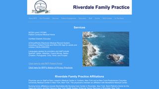 Services - Riverdale Family Practice - Yola