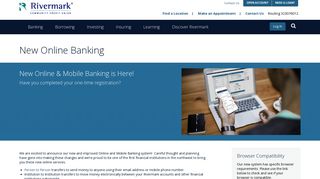 New Online Banking | Rivermark Community Credit Union