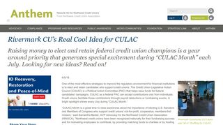 Rivermark CU's Real Cool Idea for CULAC | Northwest Credit Union ...