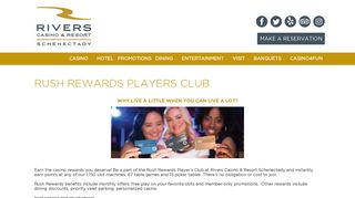 Rush Rewards Players Club | Rivers Casino & Resort Schenectady