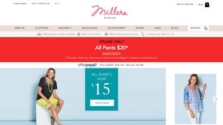 Millers | Shop Women's Clothing Online | Free Delivery in Australia