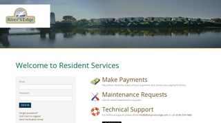 Login to Rivers Edge Apartments Resident Services | Rivers Edge ...