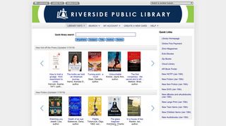 Riverside Public Library: Home