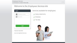Homepage - Employees Services