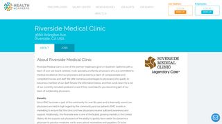 Riverside Medical Clinic Profile | Health eCareers