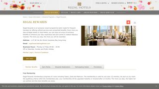 Hotel Loyalty Programs & Rewards Programs | Regal Hotels ...