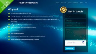 Sweepstakes cafe system and software by RiverSweeps