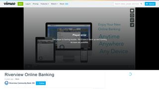 Riverview Online Banking on Vimeo