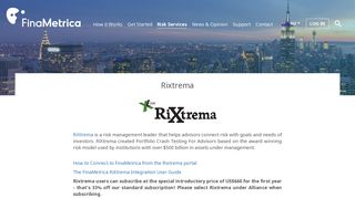Rixtrema - Risk Profiling - FinaMetrica: Home of Risk Tolerance Testing