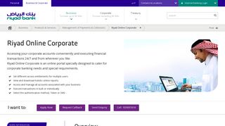 Riyad Online Corporate - Internet Banking | Riyad Bank