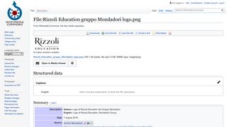 File:Rizzoli Education gruppo Mondadori logo.png - Wikimedia ...