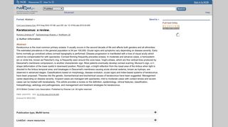 Keratoconus: a review. - NCBI